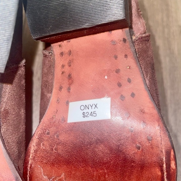 Freebird by Steven Onyx handcrafted bootie, in wine suede. - Picture 5 of 7